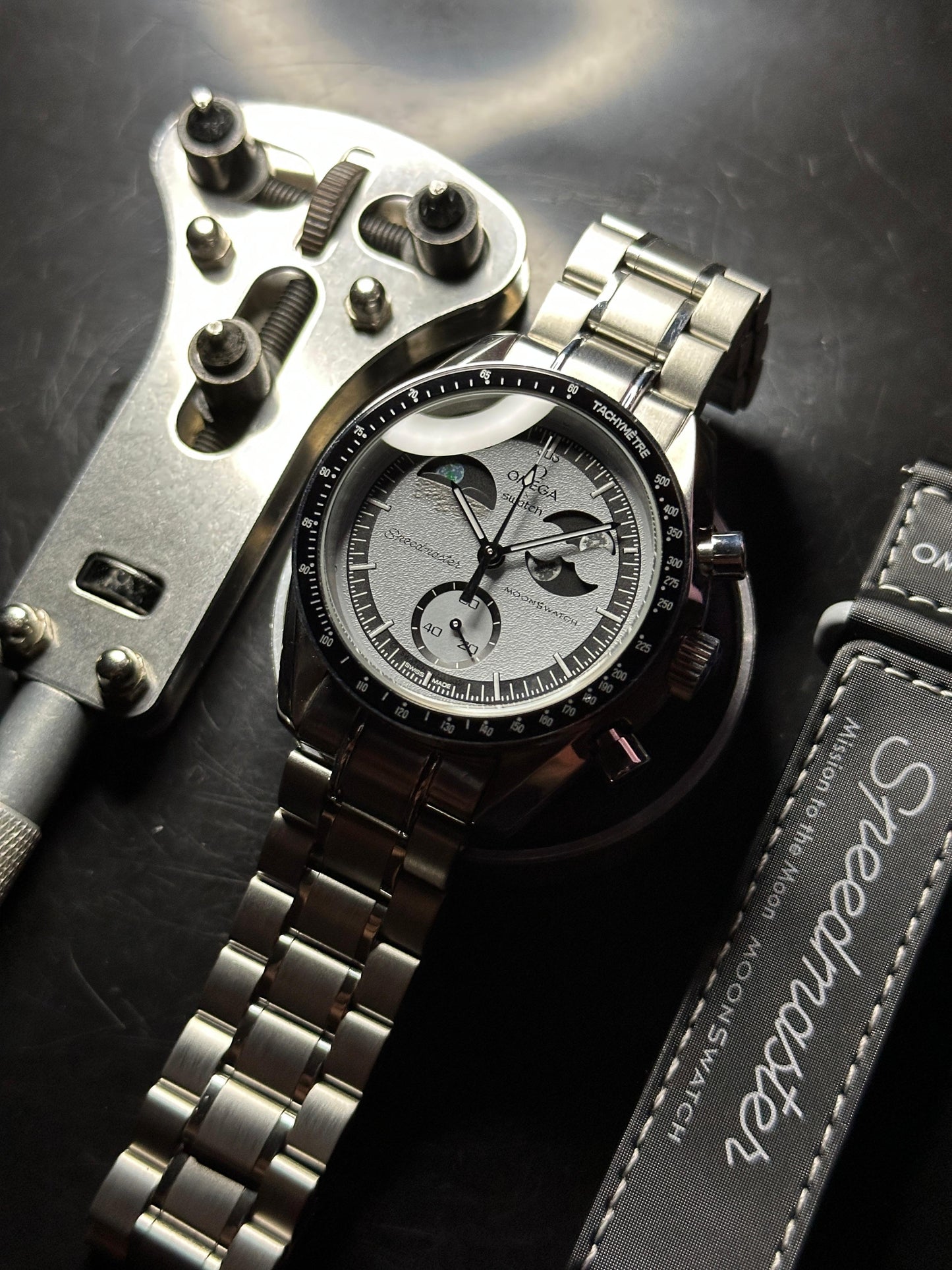 Paul Special Order OEM NEPTUNE + OEM EARTHPHASE on Stock Strap (Shipping Included)