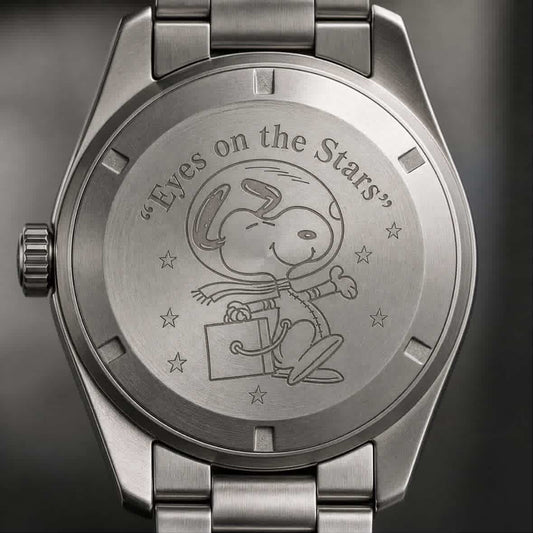 Mitch SPECIAL ORDER (Mission to Moon OEM + Steel bracelet + Snoopy caseback + Shipping)