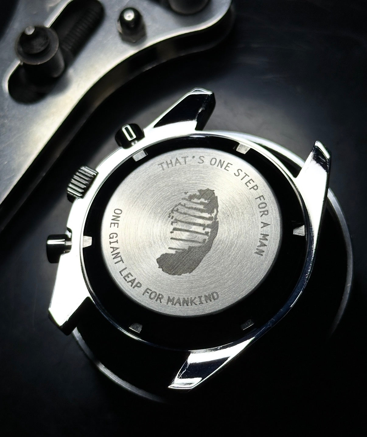 Stuart SPECIAL ORDER(Aftermarket Moon + Steel bracelet + Engraving caseback + Shipping)