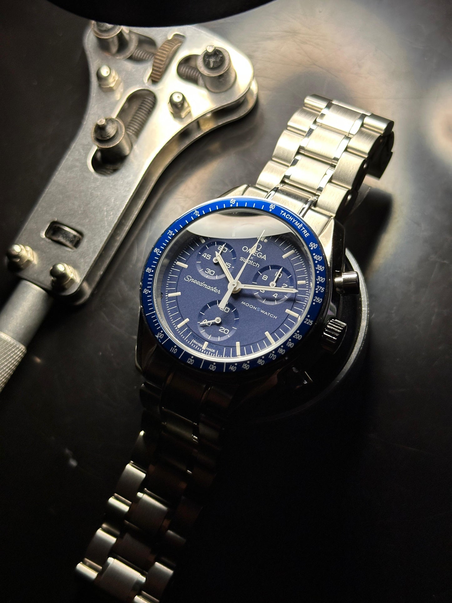 Paul Special Order OEM NEPTUNE + OEM EARTHPHASE on Stock Strap (Shipping Included)